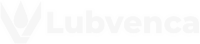 Logotipo en color blanco ubicado en el footer de la empresa Lubvenca